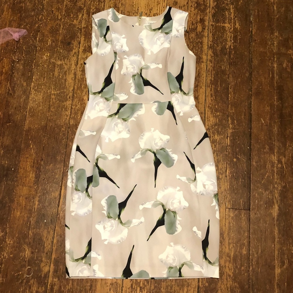 Calvin Klein scuba sheath dress